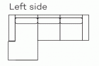 Cocoli Sectional Left w/bed