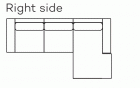 Cocoli Sectional Right w/bed