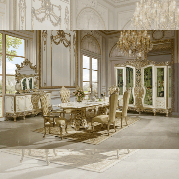 7Pc Dining Set HD-1812 By Homey Design 4