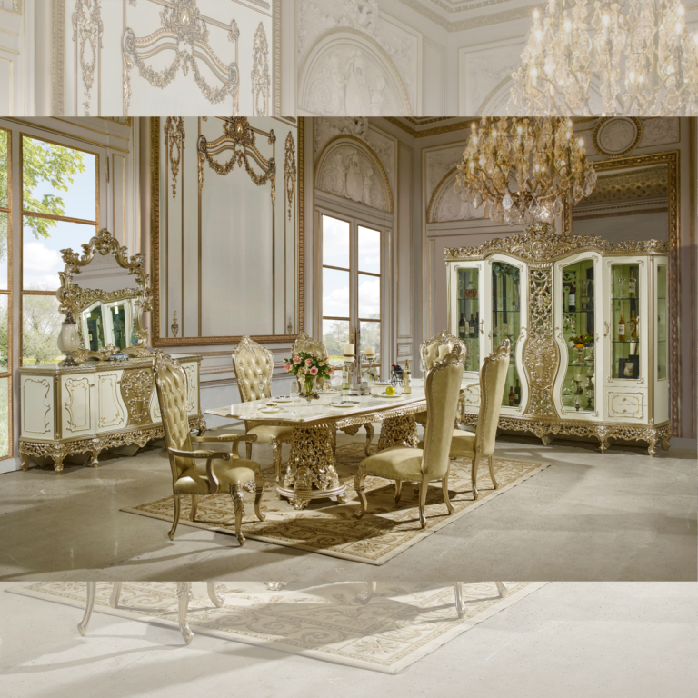 7Pc Dining Set HD-1812 By Homey Design 4