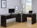 Skylar Extension Desk Cappuccino 800892 by Coaster Furniture Home Office Desks Mobilia Cleopatra 17 Skylar Extension Desk Cappuccino 800892 by Coaster Furniture 17