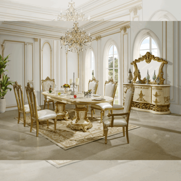 7Pc Dining Set HD-5133 By Homey Design 4