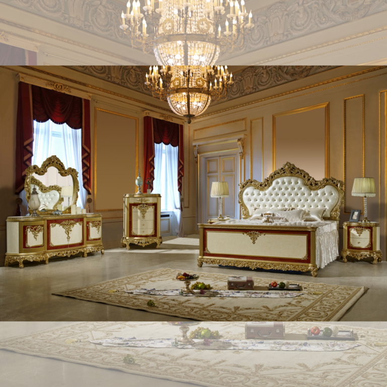 Ivory King Bedroom Set HD-5138 By Homey Design