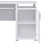 Tracy 2-drawer Computer Desk White 800108 by Coaster Furniture 24