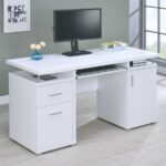 Tracy 2-drawer Computer Desk White 800108 by Coaster Furniture 20
