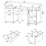 Tracy 2-drawer Computer Desk White 800108 by Coaster Furniture 26