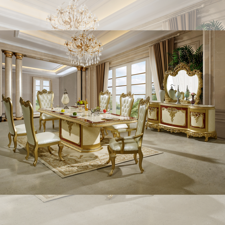7Pc Dining Room Set HD-5138 By Homey Design 4