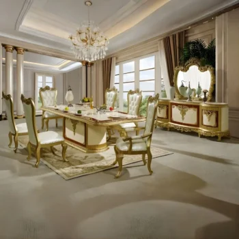 Victorian 7Pc Dining Room Set HD-5138 By Homey Design