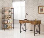 Analiese 3-drawer Writing Desk Antique Nutmeg and Black 801541 by Coaster Furniture Home Office Desks Mobilia Cleopatra 27 Analiese 3-drawer Writing Desk Antique Nutmeg and Black 801541 by Coaster Furniture 27
