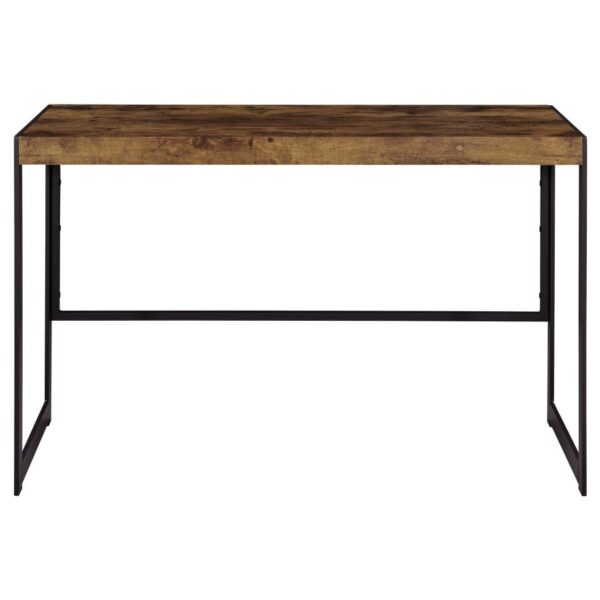 Estrella Writing Desk Antique Nutmeg and Gunmetal 800655 by Coaster Furniture 11