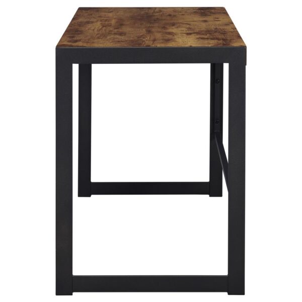 Estrella Writing Desk Antique Nutmeg and Gunmetal 800655 by Coaster Furniture 12