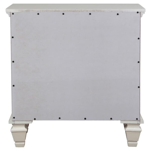 Sandy Beach 3-drawer Nightstand Cream White 201302 By Coaster Furniture 13