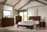 Serenity Rectangular 2-Drawer Nightstand Rich Merlot 201972 By Coaster Furniture 13