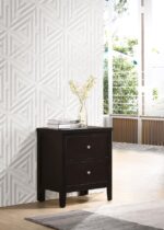 Carlton 2-drawer Rectangular Nightstand Cappuccino 202092 By Coaster Furniture 24