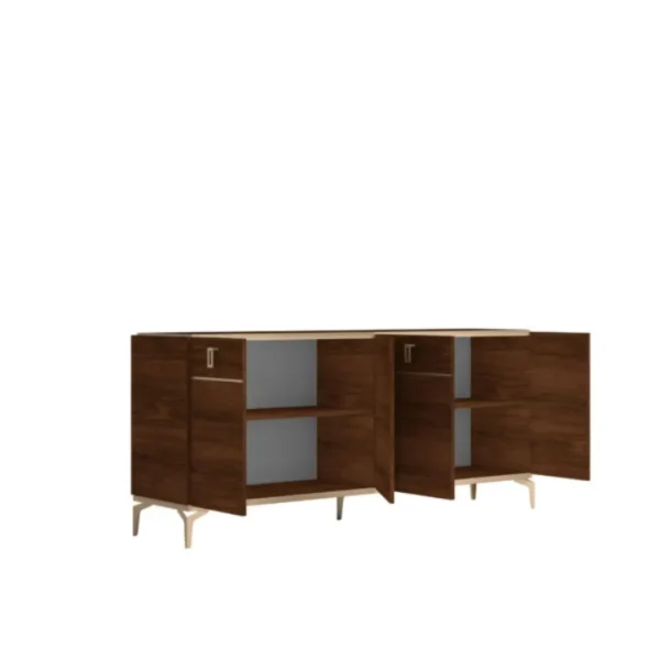 Tobacco Walnut Eva 4 Door Buffet