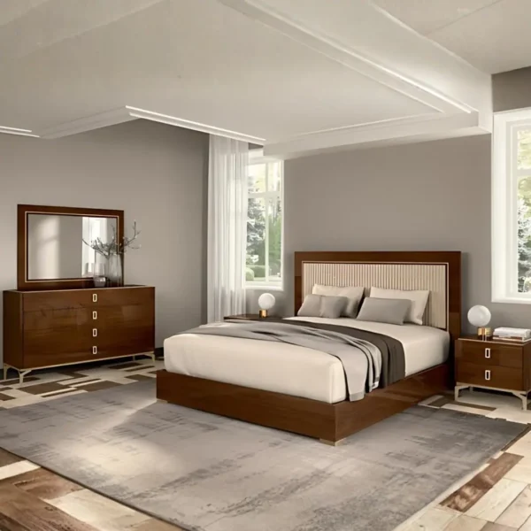 Tobacco Walnut Eva 4 Door Buffet