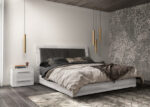 Gray Mia Bed p13588 By ESF Furniture Luxury Beds Mobilia Cleopatra 9 Gray Mia Bed p13588 By ESF Furniture 9