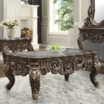 Walnut Coffee Table Set Of 3 HD-998C By Homey Design - Image 2