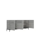 Gray Mia 3 Door Buffet By ESF Furniture - Image 3