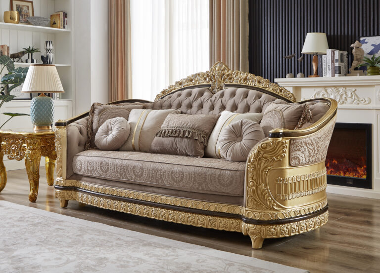 Brown Sofa Living Room HD-9021 By Homey Design