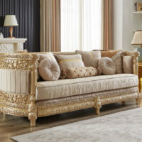 Victorian 3Pc Sofa Set HD-9023 By Homey Design - Image 3