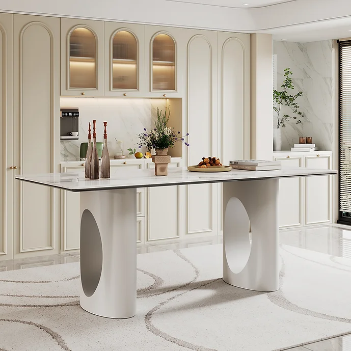 DT512 Metal Leg Dining Table by Artisan Furniture
