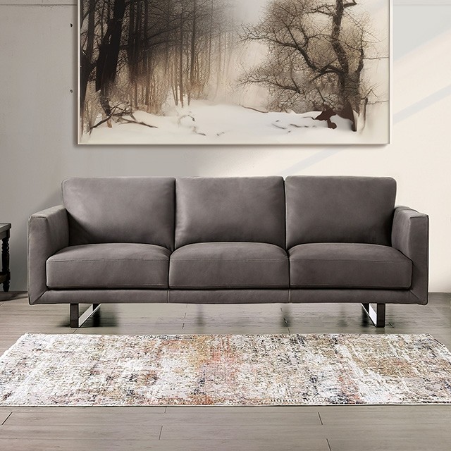 Mezzanotte Sofa FM90000GY-SF By Furniture Of America