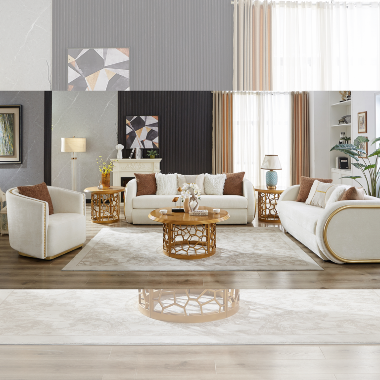 3Pc Sofa Set HD-9039 By Homey Design