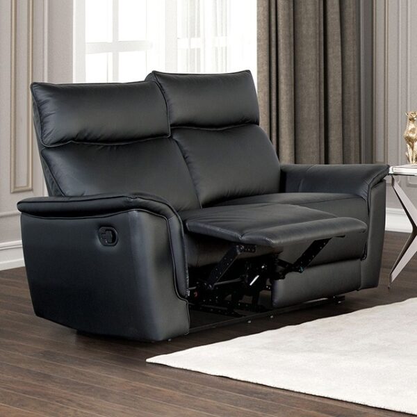 Bienne Loveseat Manual Recliner FM69002BK-LV-M By Furniture Of America 4