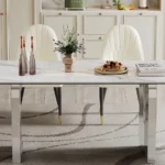 DT511 Modern Tempered Glass Dining Table by Artisan Furniture Luxury Dining Tables Mobilia Cleopatra 25 DT511 Modern Tempered Glass Dining Table by Artisan Furniture 25