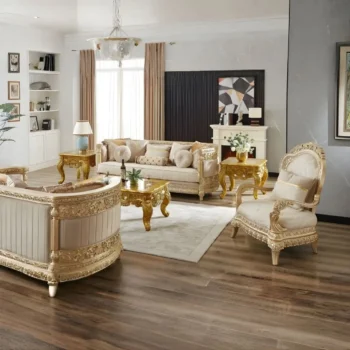 Victorian 3Pc Sofa Set HD-9023 By Homey Design