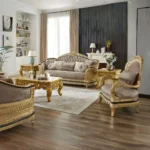 Victorian Sofa Set Living Room HD-9021 By Homey Design