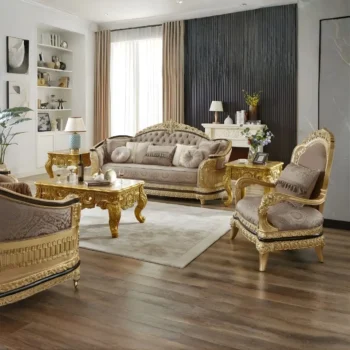 Victorian Sofa Set Living Room HD-9021 By Homey Design