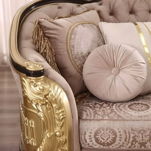 Victorian Sofa Set Living Room HD-9021 By Homey Design - Image 2