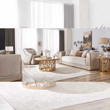 Tufted Sofa Set HD-9022 By Homey Design