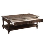Heath Court Collection Cocktail Table w/Drawers By Homelegance 15
