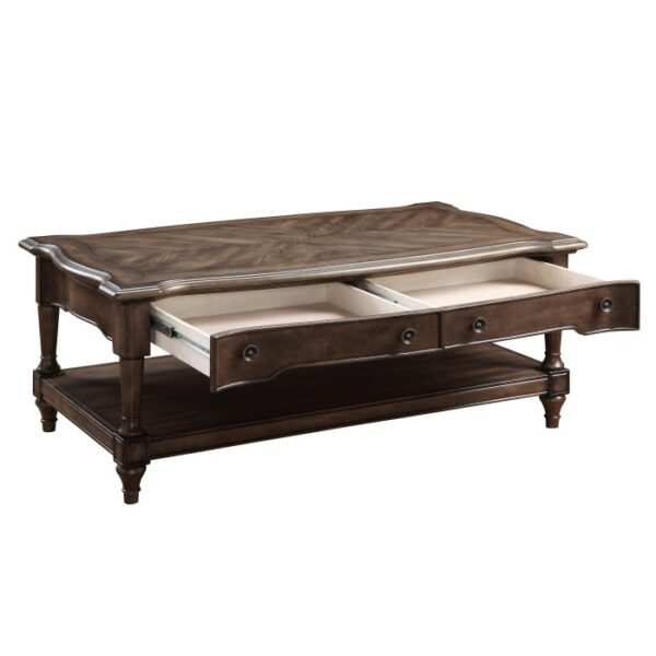 Heath Court Collection Cocktail Table w/Drawers By Homelegance 10