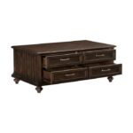 Cardano Collection Cocktail Table w/Drawers By Homelegance Sofa Tables Mobilia Cleopatra 17 Cardano Collection Cocktail Table w/Drawers By Homelegance 17