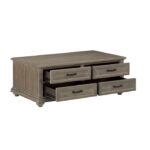 Driftwood light brown Cardano Collection Cocktail Table w/Drawers By Homelegance Sofa Tables Mobilia Cleopatra 10 Driftwood light brown Cardano Collection Cocktail Table w/Drawers By Homelegance 10