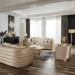 Victorian 3Pc Sofa Set HD-9040 By Homey Design