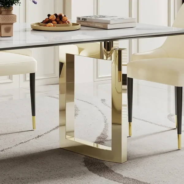 DT511 Modern Tempered Glass Dining Table by Artisan Furniture - Image 7