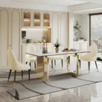 DT511 Modern Tempered Glass Dining Table by Artisan Furniture - Image 5