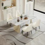 DT511 Modern Tempered Glass Dining Table by Artisan Furniture - Image 6