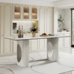 DT512 Metal Leg Dining Table by Artisan Furniture