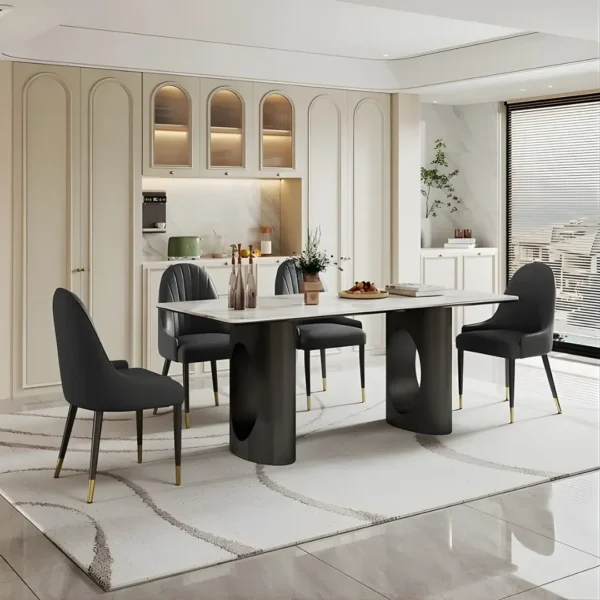 DT512 Metal Leg Dining Table by Artisan Furniture - Image 6