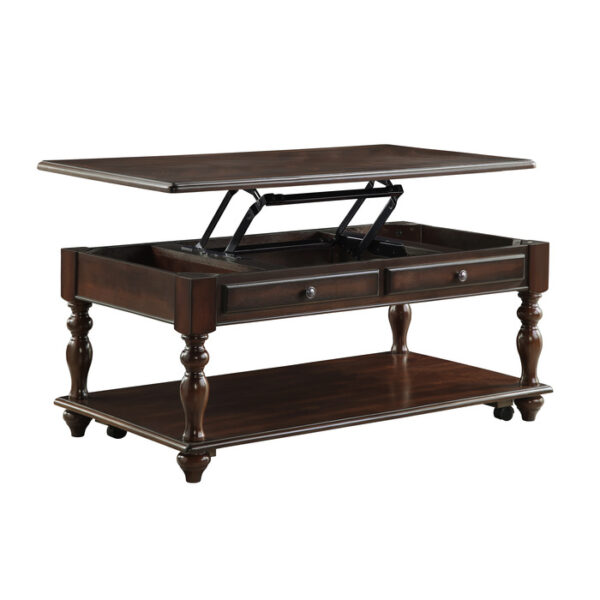 Espresso Lovington Collection Coffee table set By Homelegance 9