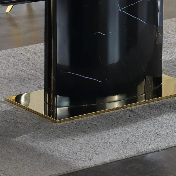 RDT392GB Rectangular 78" Stainless Steel Dining Table by Artisan Furniture - Image 3