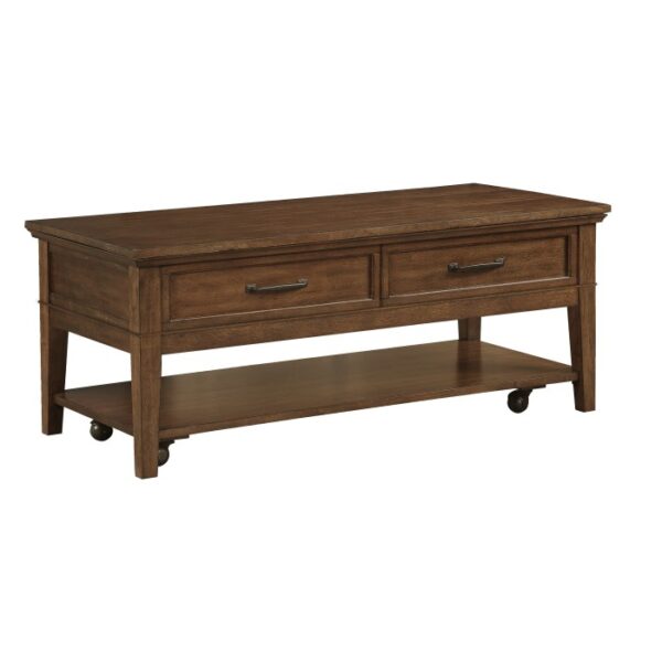 Walnut Whitley Collection Coffee table By Homelegance 9
