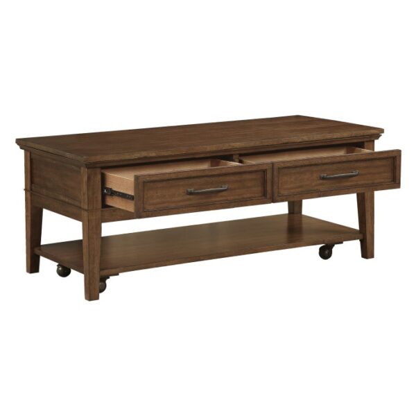 Walnut Whitley Collection Coffee table By Homelegance 10