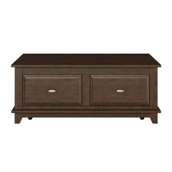 Brown Minot Collection Coffee table By Homelegance 9